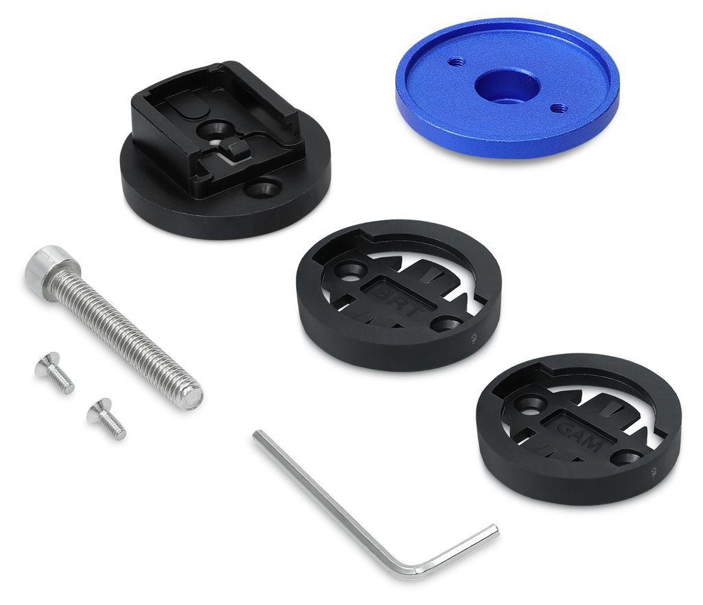 kwmobile Halterung kompatibel mit Garmin Edge / Bryton Rider / CatEye - Fahrrad Halter Fahrradcomputer - Vorbauhalterung Steuerrohr Top Cap