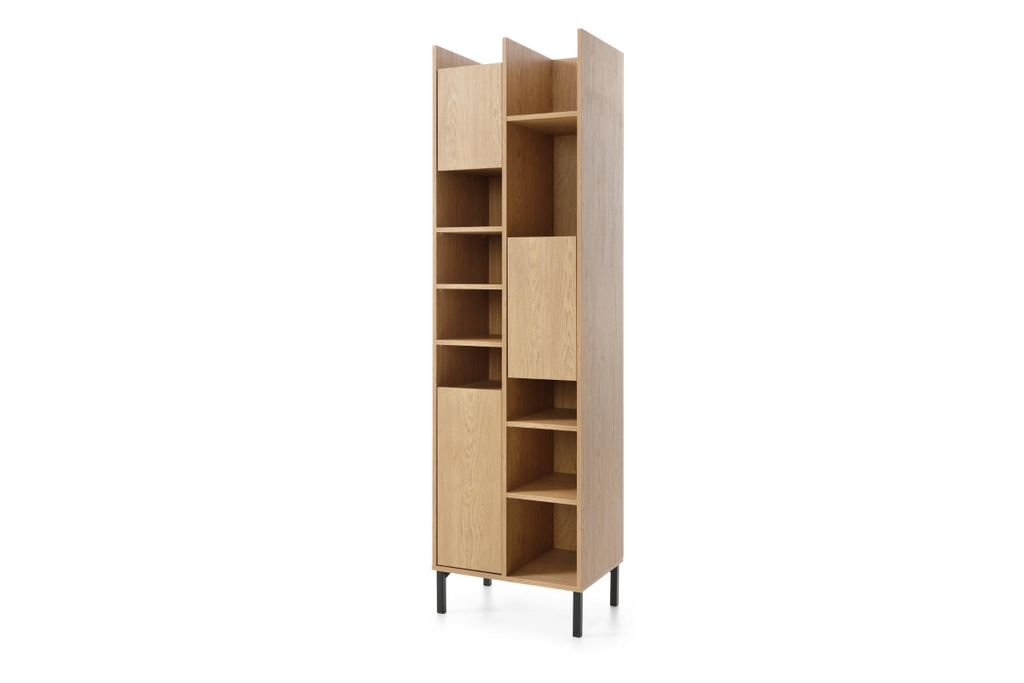 KINDERKLEIDERSCHRANK SORENTO 04 55/40/195 in Eukalyptus/Baltic Düne Eiche/Schwarzer Onyx
