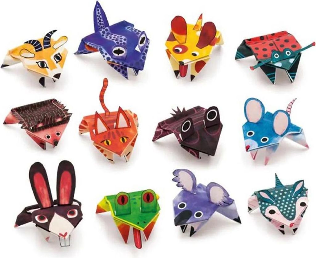 Ludattica Jumping Origami Jump! Jump! Origami-figuren Mehrfarbig Mehrfarbig One Size