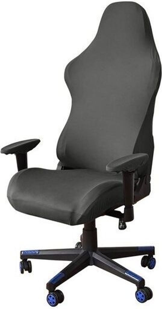 Gaming-Stuhlbezug Bürostuhlbezug, Belastbar Abnehmbar und Waschbar, Universeller Stuhlbezug, Farbe: Grau