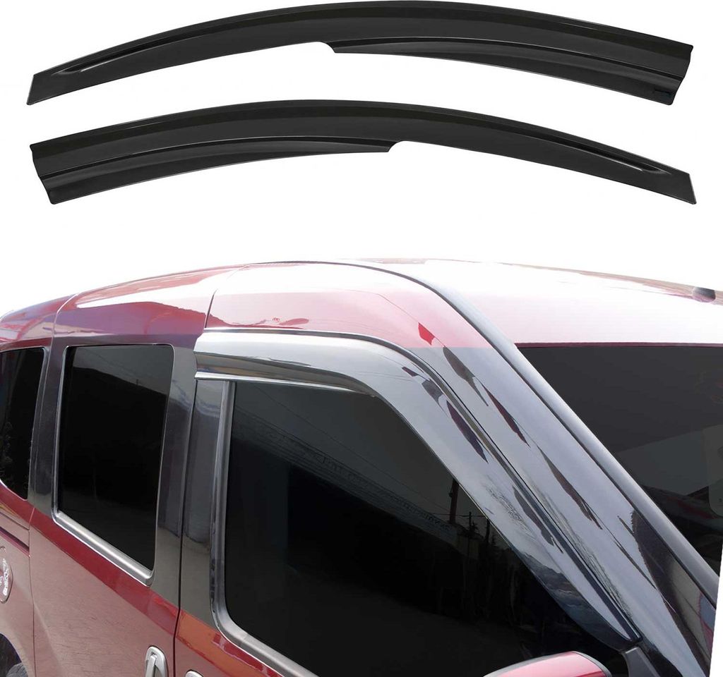 2x Windabweiser Regenabweiser für Dacia Dokker Lodgy Produktbild 