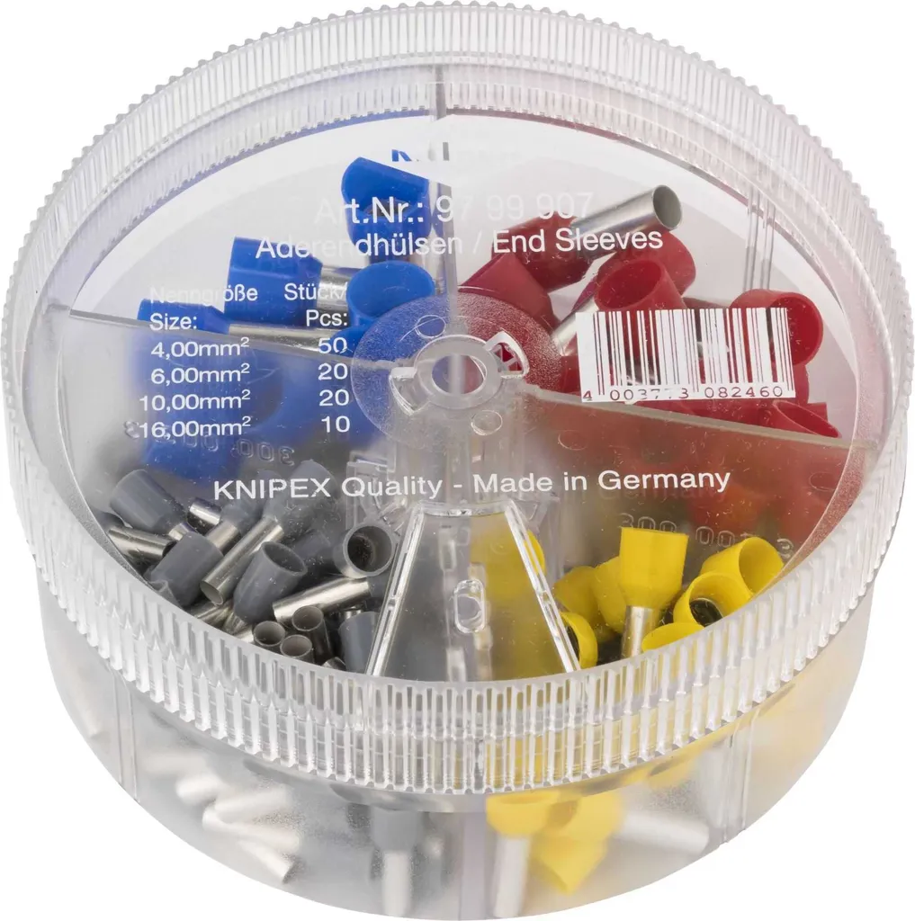 Kit Assortimento KNIPEX Aderendhülsen - La Scelta degli Elettricisti