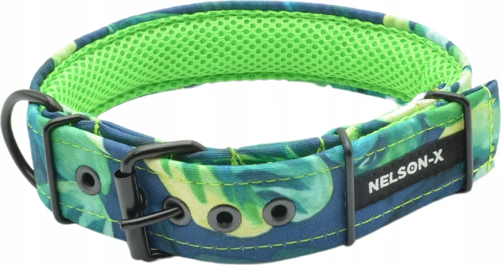 Collare Tecnico Nelson-X Floral Black 51-59cm | Ultra-Resistente 5CM