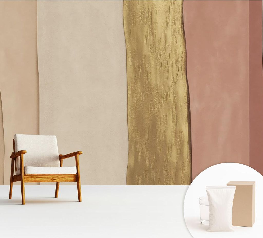 Fototapete - 312x219 cm - Tapete - Wandtapete - Wandbilder - Dekofolie - Tapete Folie - Wand - Dekoration - Wohnzimmer - Wellenstreifen