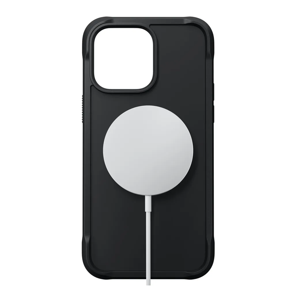 Coque Nomad Modern Case iPhone 14 noire en cuir Horween véritable - 16