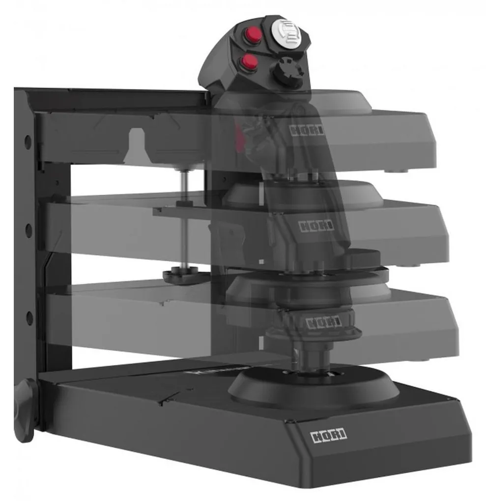 Système de vol HOTAS pour PC avec support de bureau en métal robuste