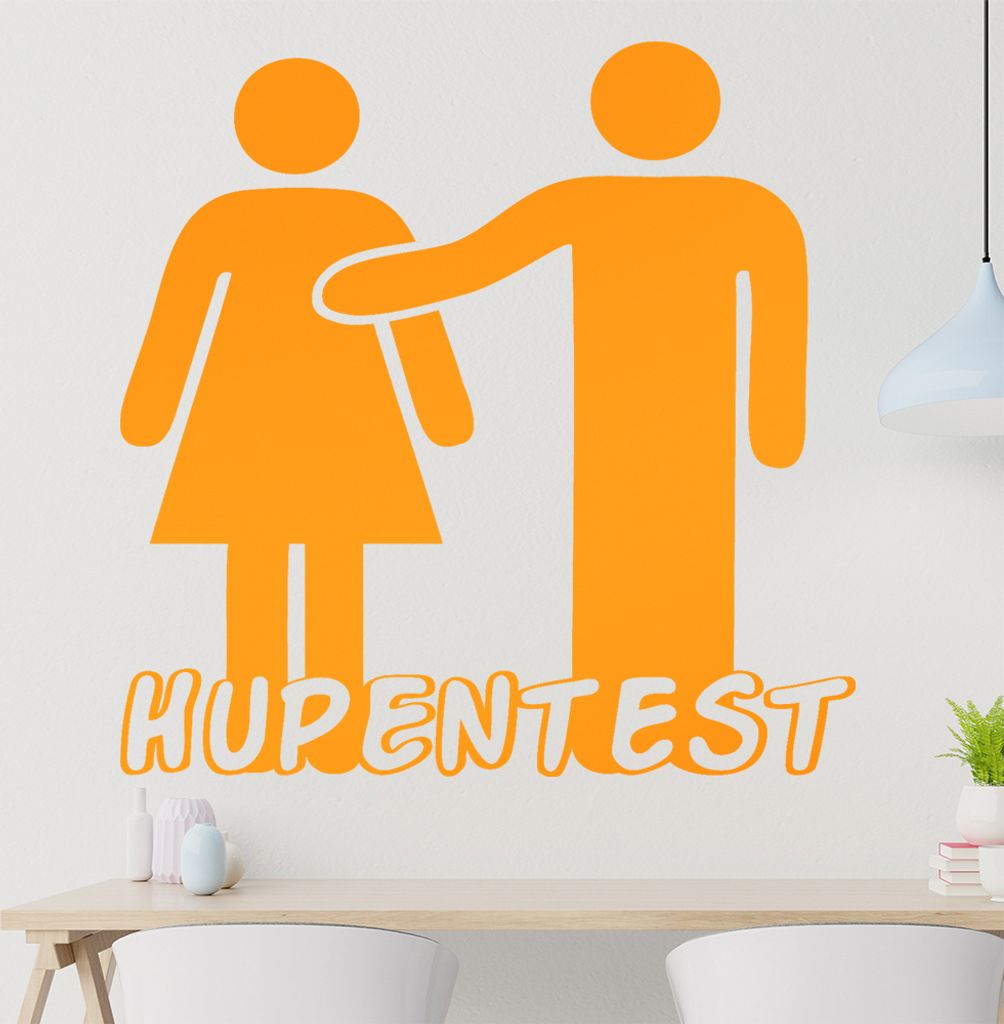 Hupentest Wandtattoo in 6 Größen - Wandaufkleber Wall Sticker - Dekoration, Küche, Wohnzimmer, Schlafzimmer, Badezimmer