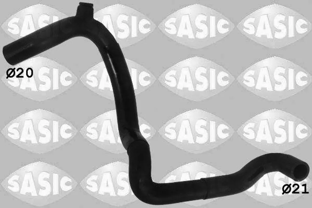 SASIC 3400157 Tubo radiatore OE 646633 compatibile con 206