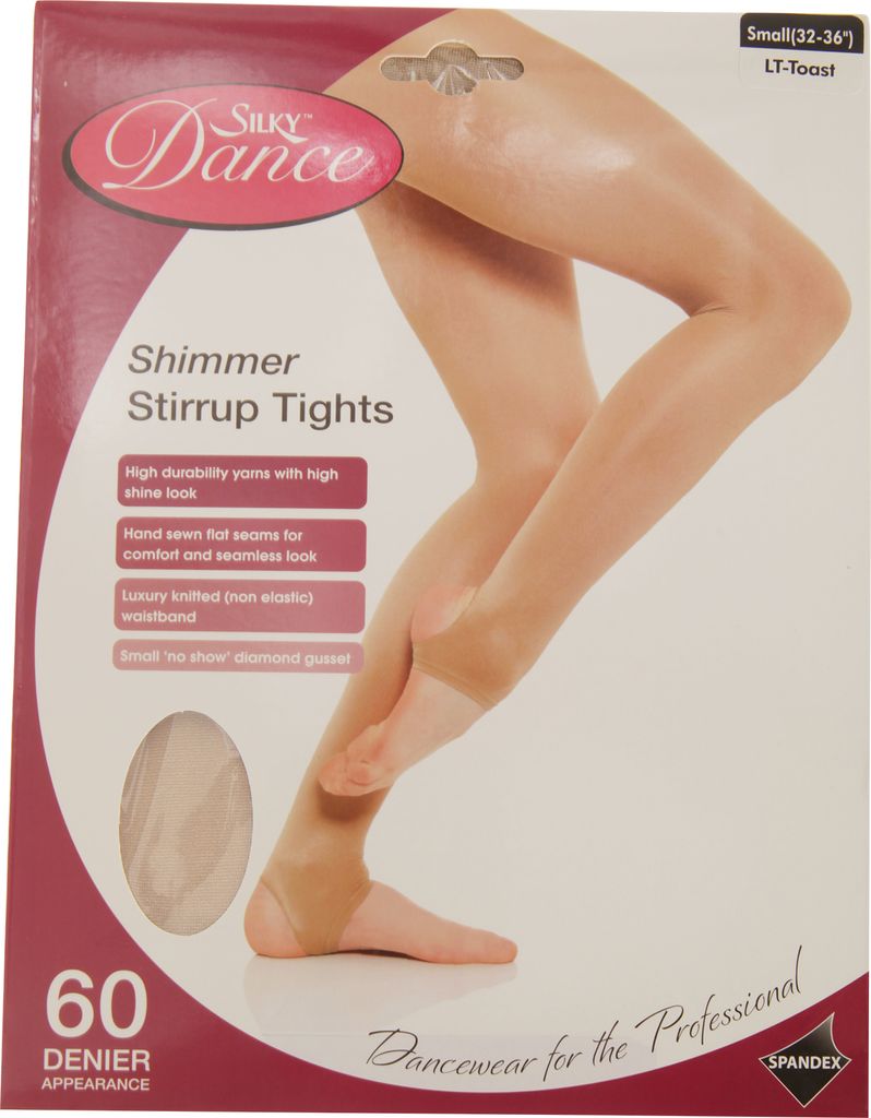 Silky Damen Steg-Strumpfhose, schimmernd LW167 (M) (Light Toast)