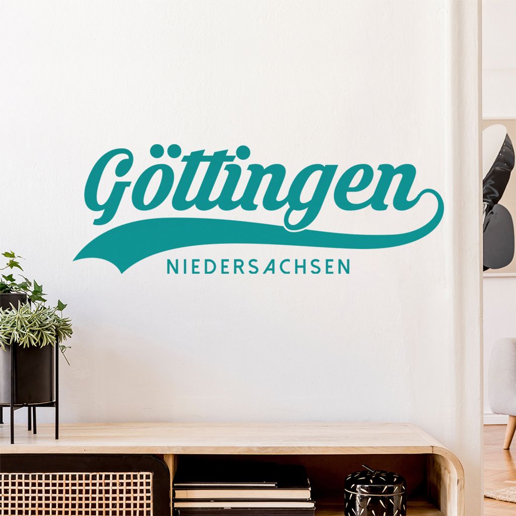 Göttingen Niedersachsen Wandtattoo Wandaufkleber Wall Sticker - Dekoration, Küche, Wohnzimmer, Schlafzimmer, Badezimmer