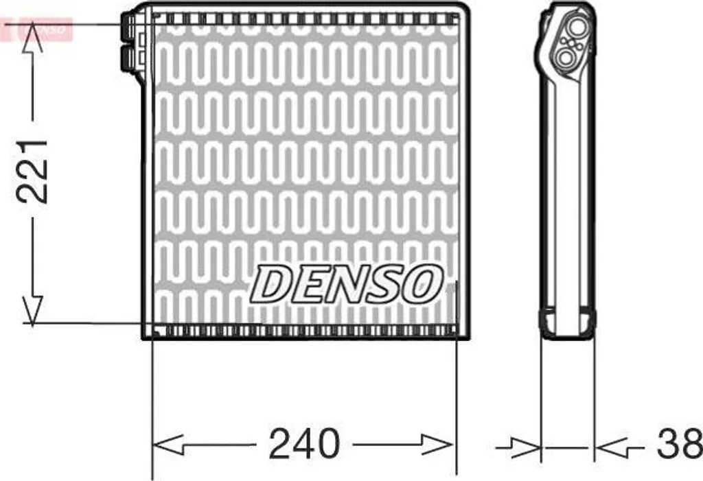 Réparez votre clim Ducato avec l'évaporateur DENSO DEV09102 d'origine