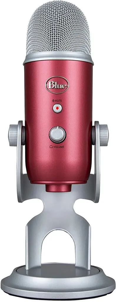 Microphone USB Stéréo Logitech G Blue Yeti Red pour Streaming Professionnel