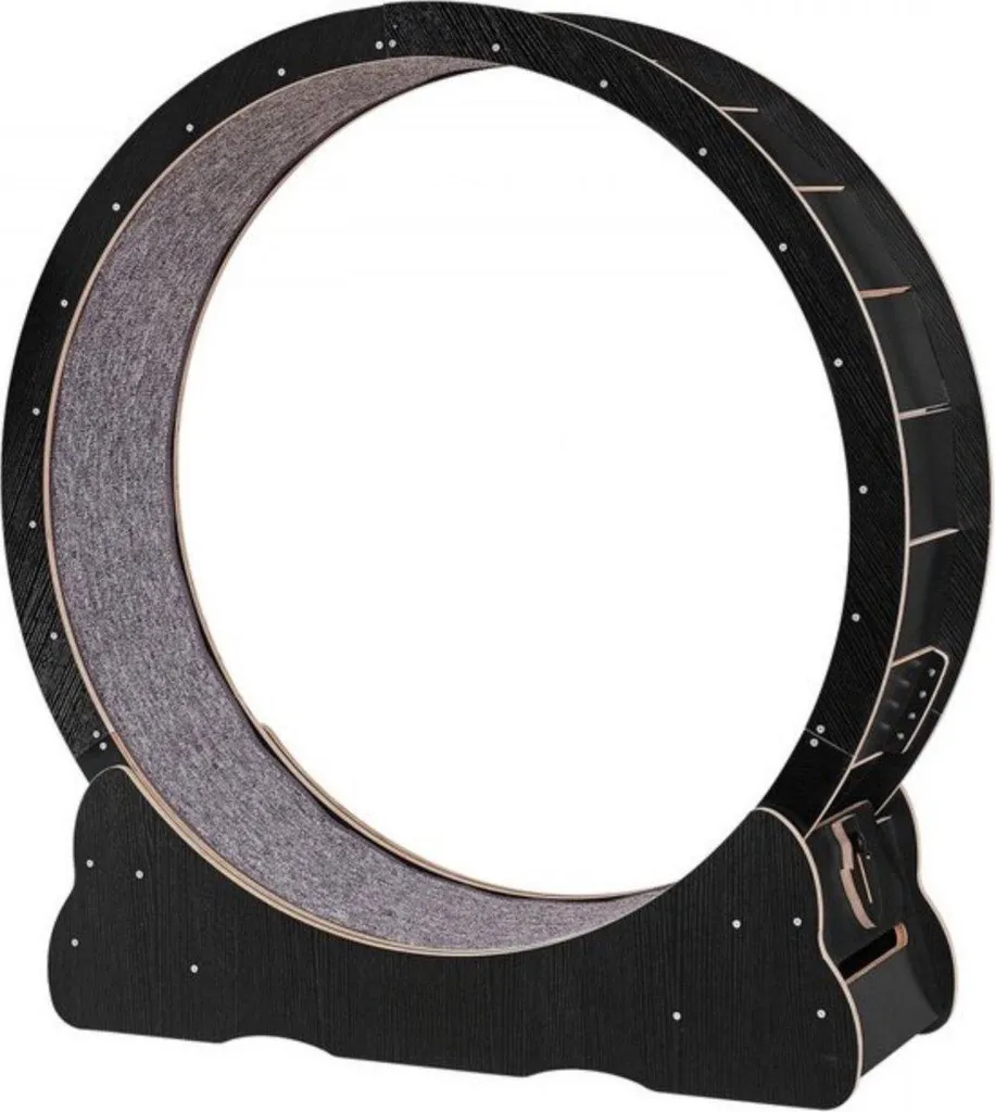 Loopwiel pour chats d'intérieur - Roue de fitness féline grand format