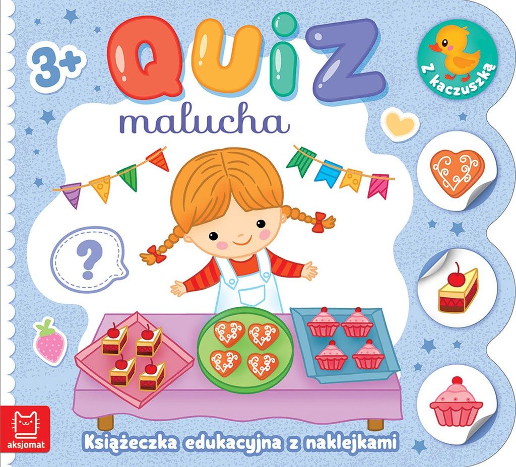 Quiz Malucha 3+. Książeczka edukacyjna dla dzieci
