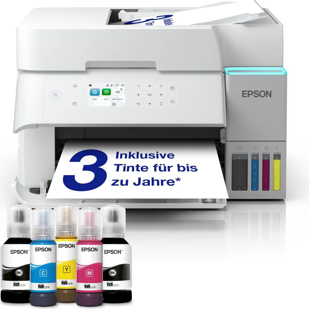 Imprimante Multifonction Epson EcoTank ET-3956 Recto-Verso Blanc