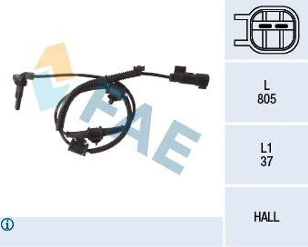 Sensore ABS FAE 78110 per Insignia | OE 22821303 Prezzo Online