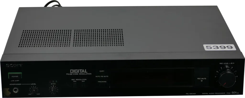 Sony PCM-501ES Processeur Audio Numérique Haute Fidélité vintage