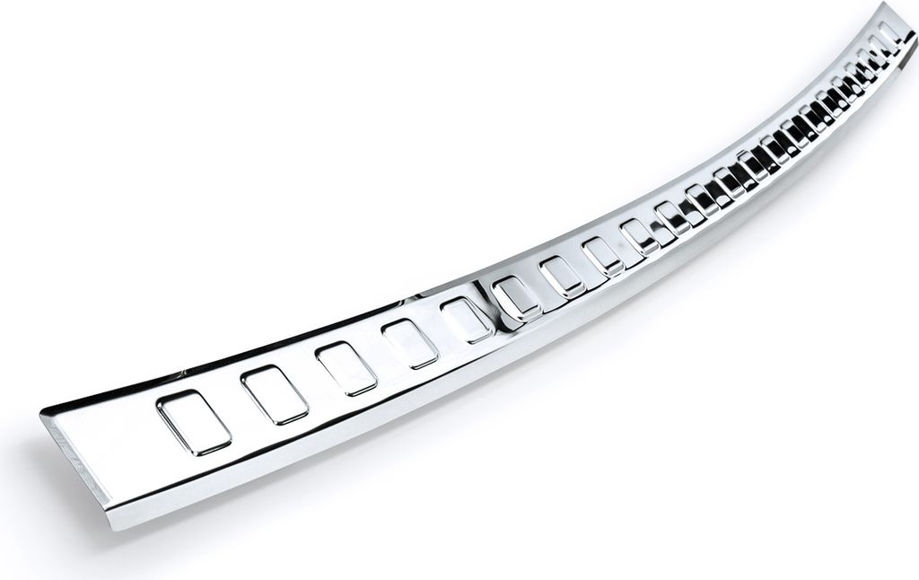 Edelstahl Ladekantenschutz für Skoda Scala Abkantung 2019-