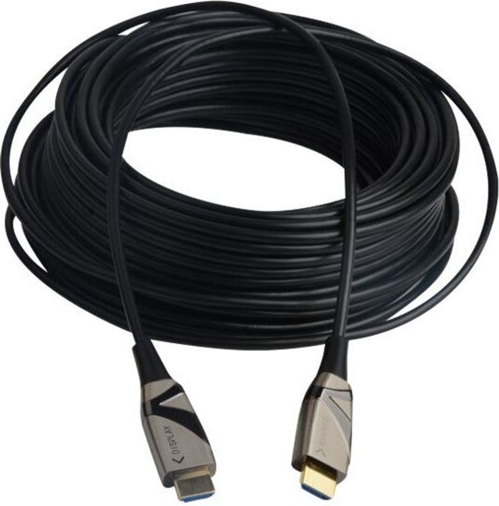 Techly HDMI AOC Glasfaser Kabel 4K 60 Hz, 20m