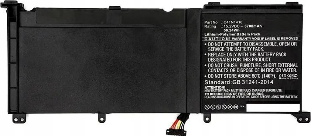 MicroBattery MBXAS-BA0137 Batterie pour PC Asus Idéale pour le Télétravail