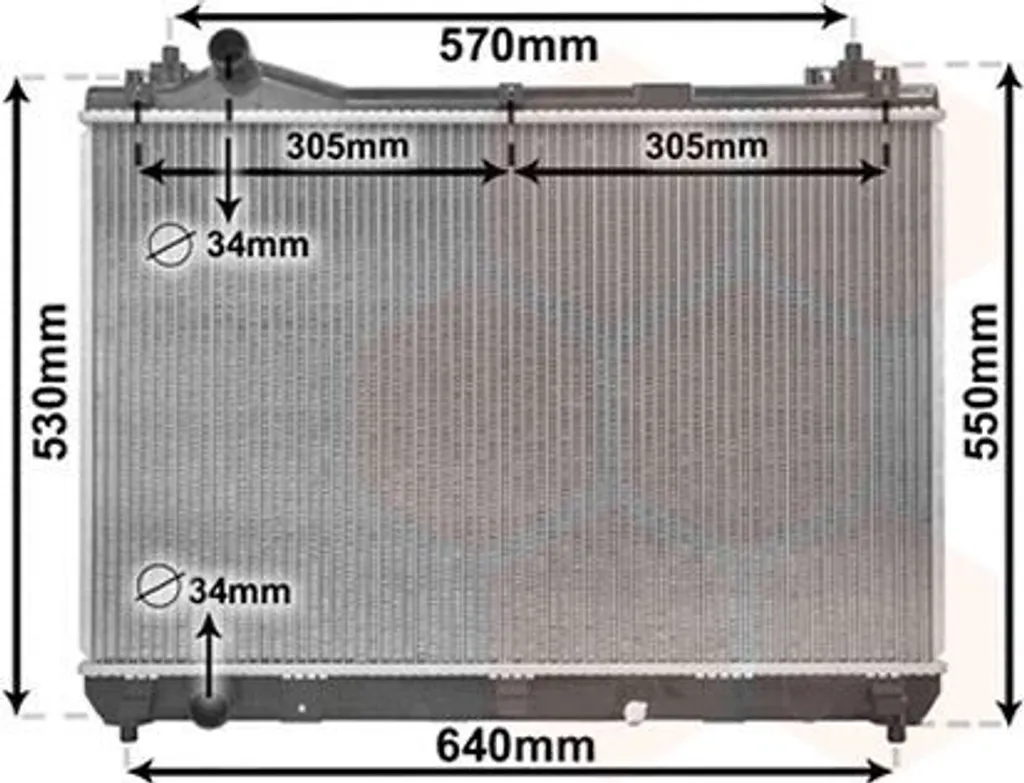 Radiateur moteur VAN WEZEL pour SUZUKI Grand Vitara II - Haute Qualité