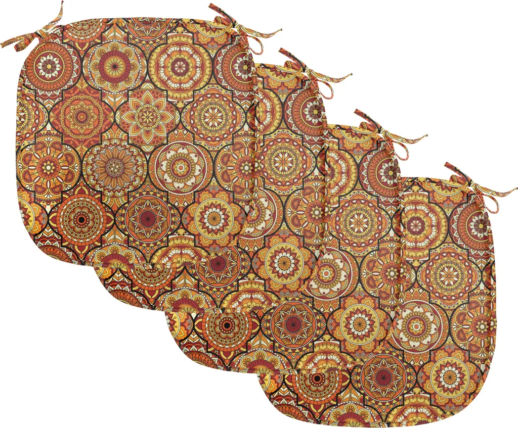 Coussins décoratifs avec sangles - Motifs floraux Ottoman - 40x40cm