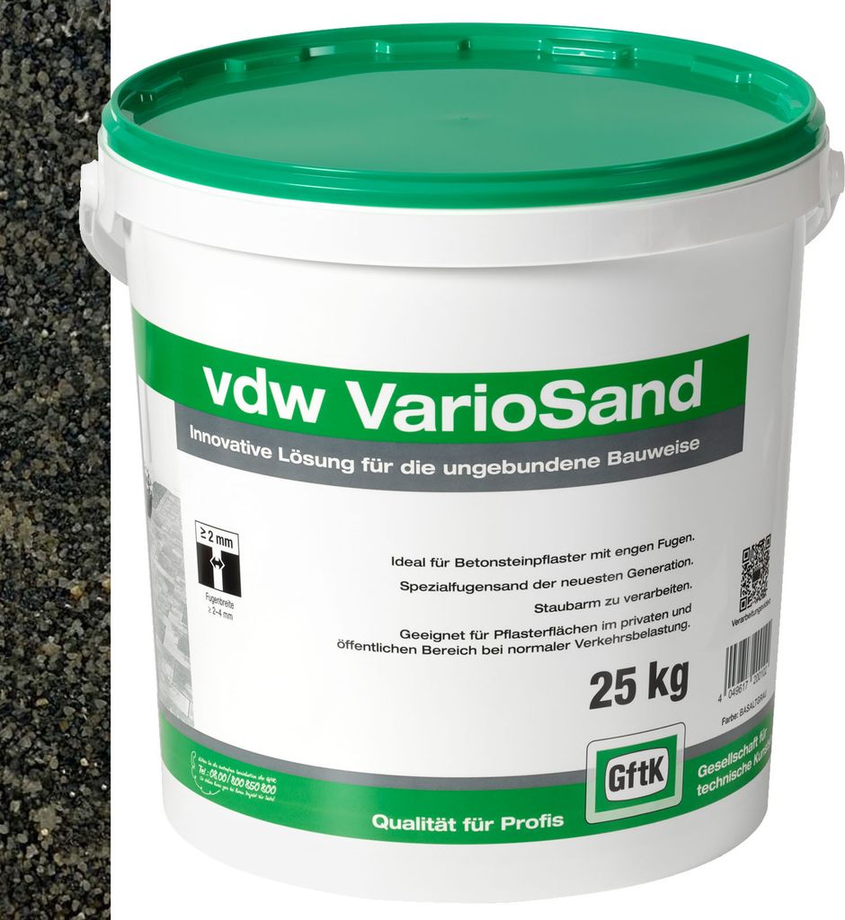 vdw VarioSand Fugensand für enge Fugen von 2-4 mm Produktbild 