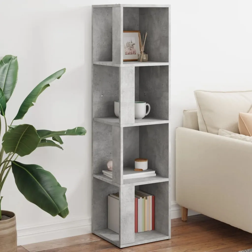 Offerta Scaffale Angolare BEI CLORIS Grigio Cemento 33x33x132 cm