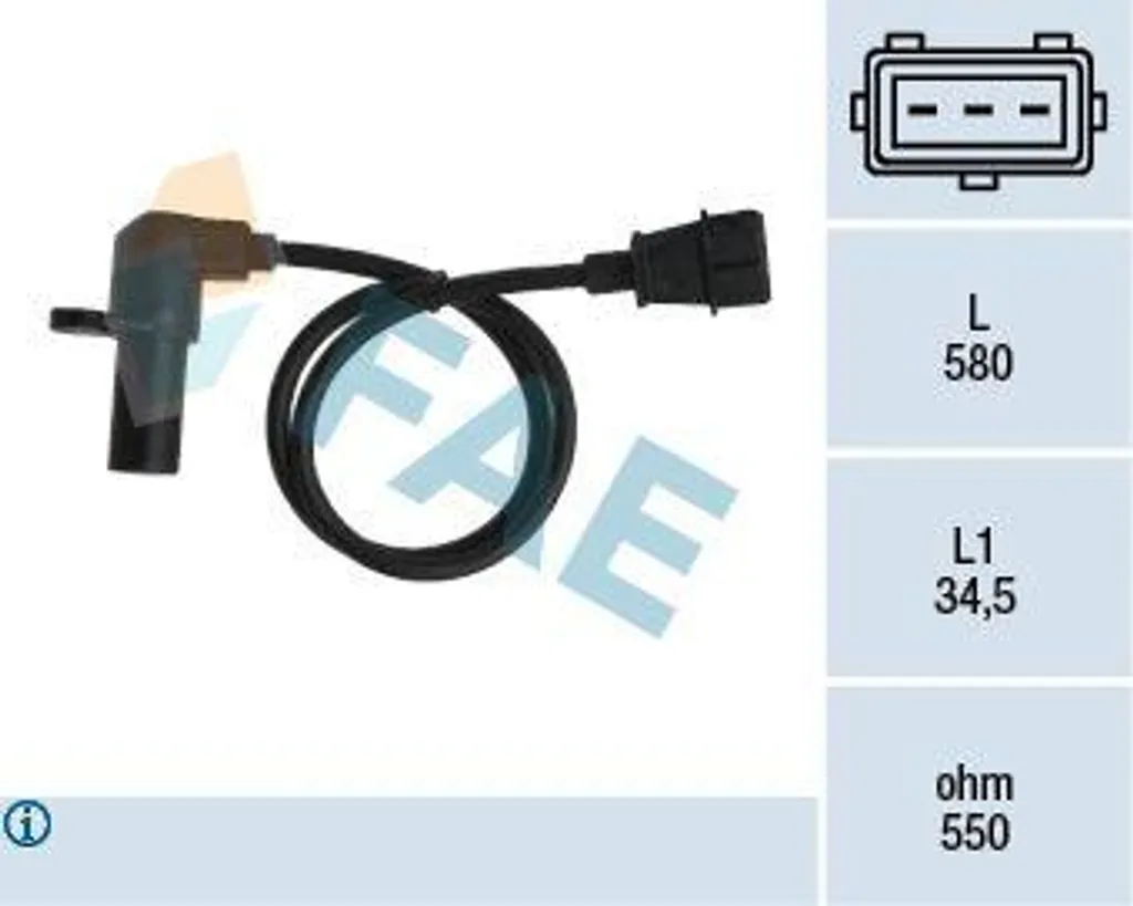 Générateur d'impulsions OE 90520854 robuste pour vilebrequin Astra G