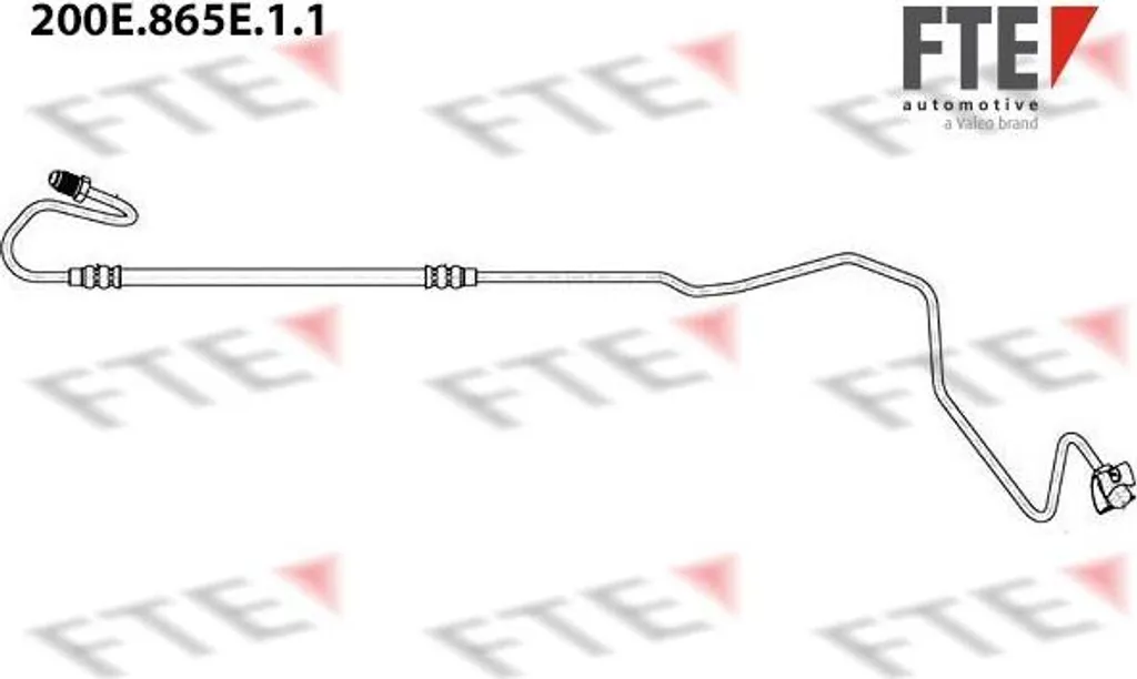 Flexible de frein renforcé FTE 9240374 pour Peugeot 307 308 et DS4 C4
