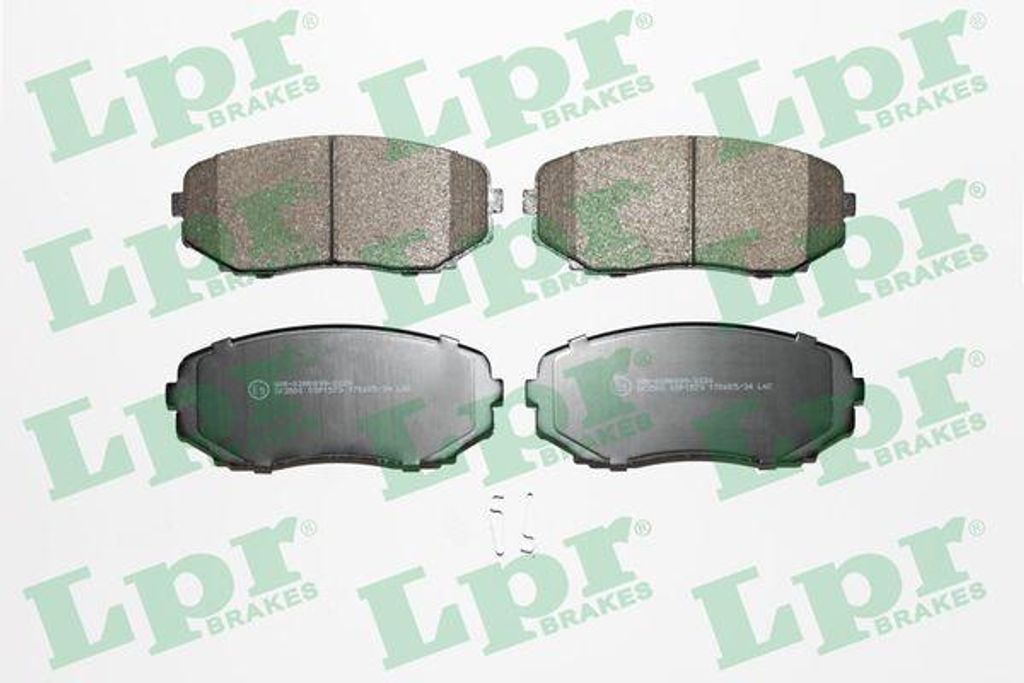 LPR 05P1573 Bremsbelagsatz, Scheibenbremse OE BT432001AA kompatibel mit CX-9, CX-7