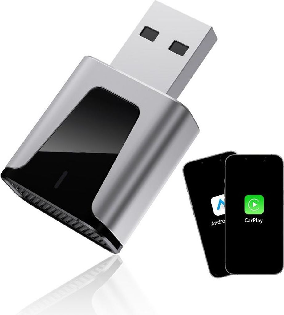 INF Mini USB Wireless CarPlay & Android Auto 2-in-1 Smart Car Box J30