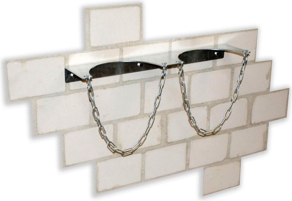 Bauer Gasflaschen-Wandhalterung GWH 320-II, feuerverzinkt für 2 Flaschen 140mm