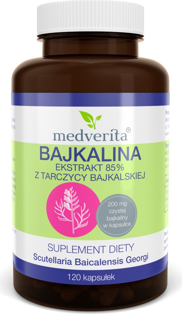 MEDVERITA Baïkaline 85% (thyroïde du Baïkal) 120 gélules Image du produit 