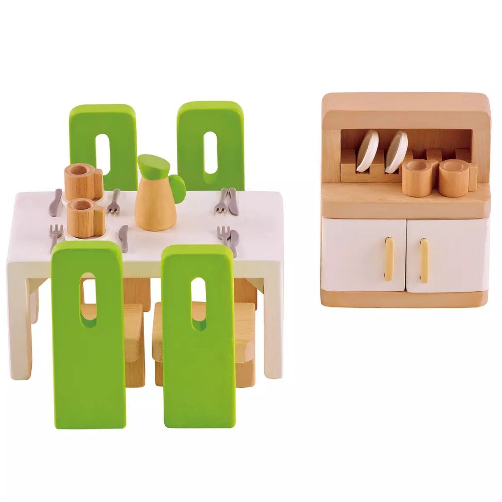 Hape Happy Family Esszimmer, E3454 Produktbild 
