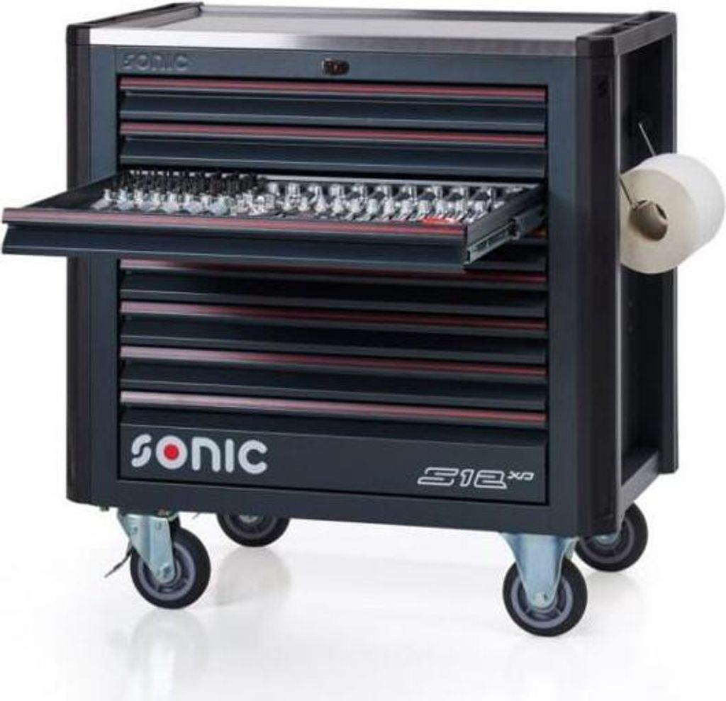 SONIC NEXT S12 Werkstattwagen 887-teilig Werkzeuge Werkzeugwagen Werkstatt