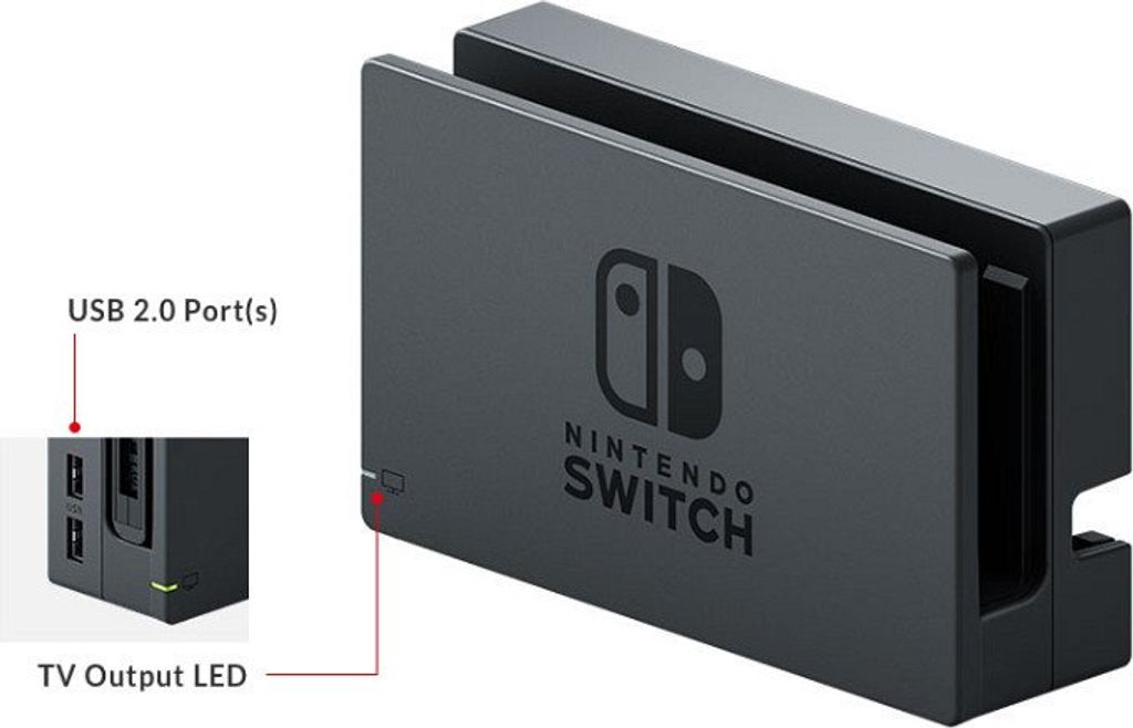 Nintendo Switch Dock Set Ladesystem Obrázok produktu 7