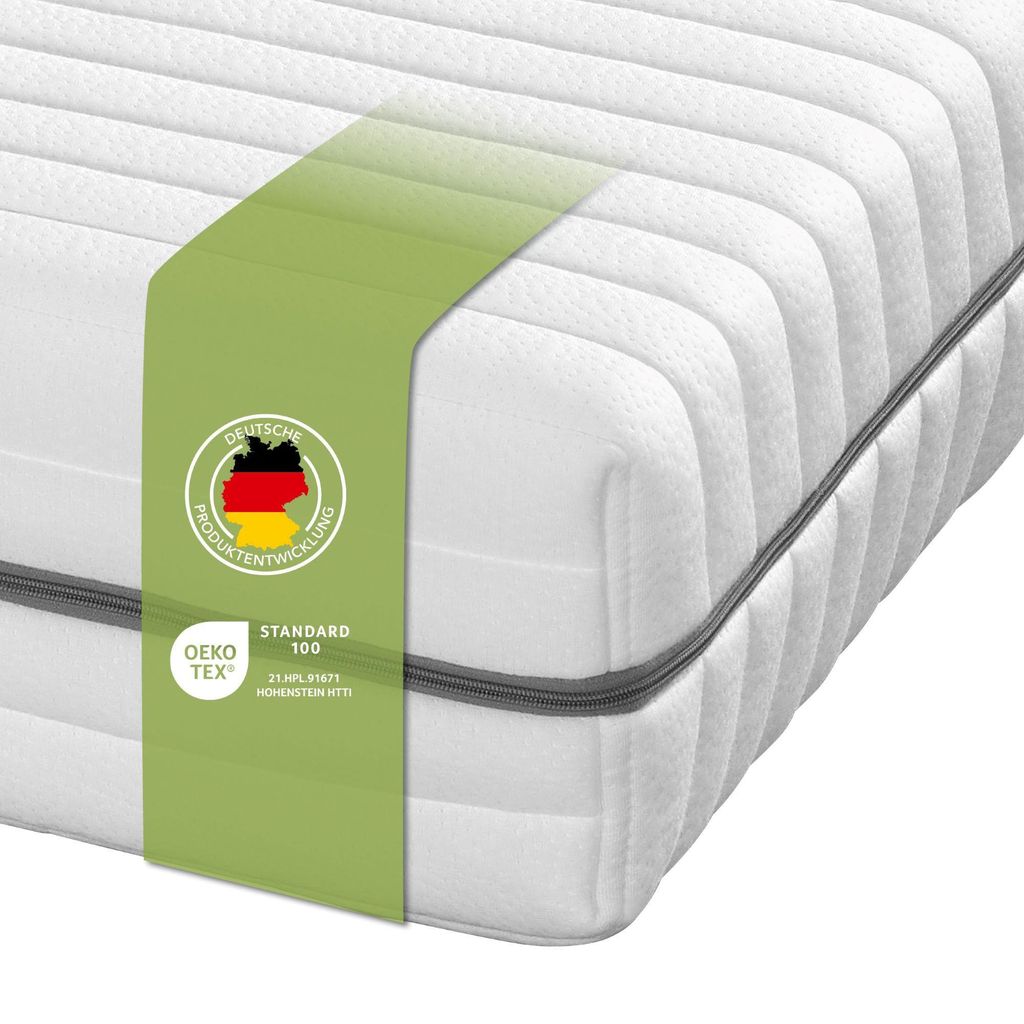Matelas en mousse à froid 7 zones | 90 x 200 cm | 18 cm Image du produit 