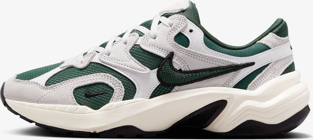 Nike AL8 "White Photon Dust Sail Fir Green" Sneaker, Grün, Größe: 43