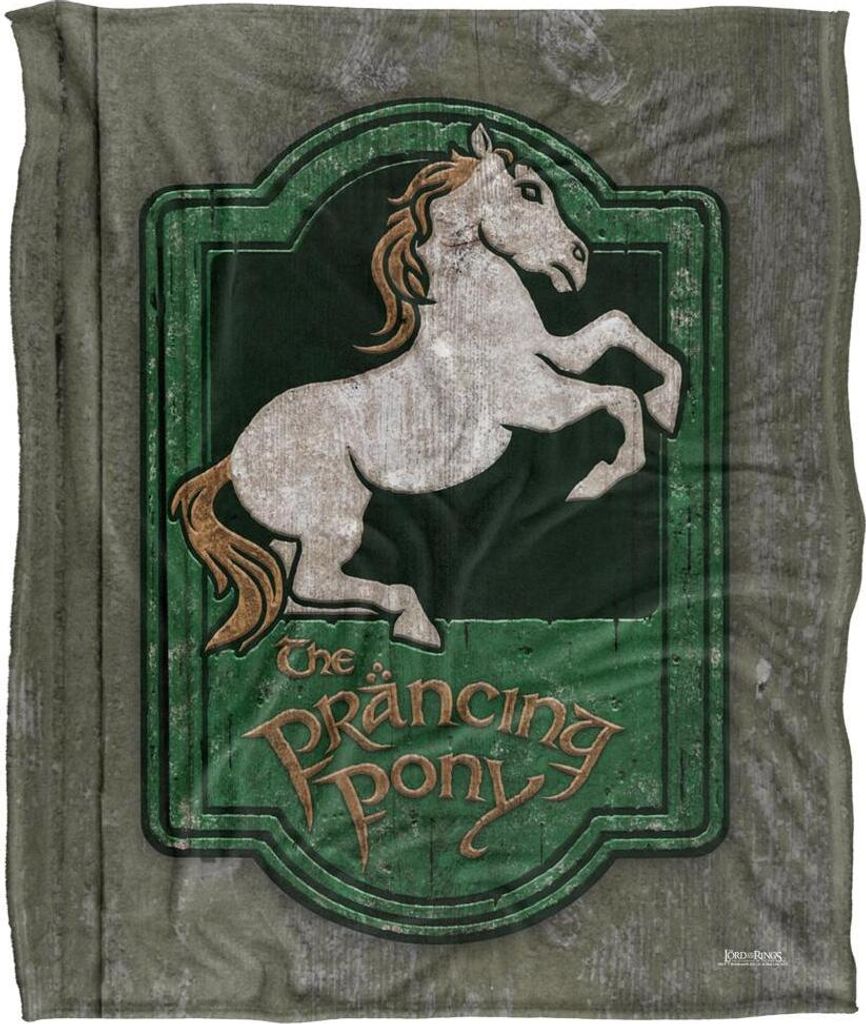 Lord Of The Rings - Decke "Prancing Pony", Schild TV18871 (Einheitsgröße) (Bunt)