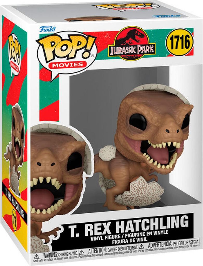 Funko Pop! Jurassic Park - Figurki T.Rex Hatchling Winylowa Image du produit 