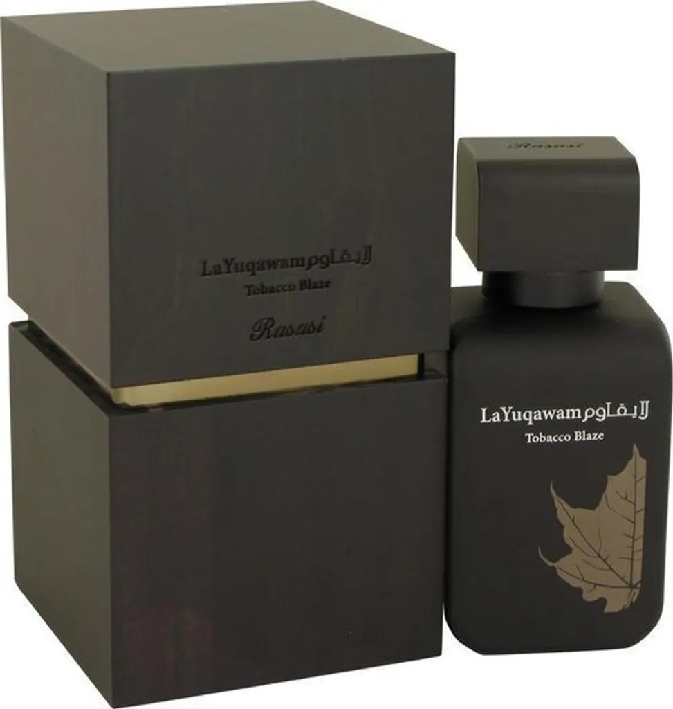 Parfum Tobacco Blaze La Yuqawam de Rasasi au Cuir et Tabac de 75 ml