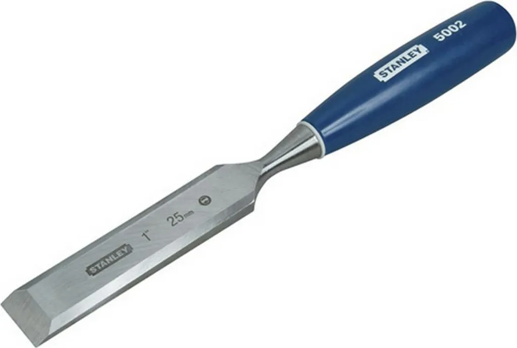 Stanley 0-16-558 Ciseau à bois Série 5014 de 38 mm avec manche bleu