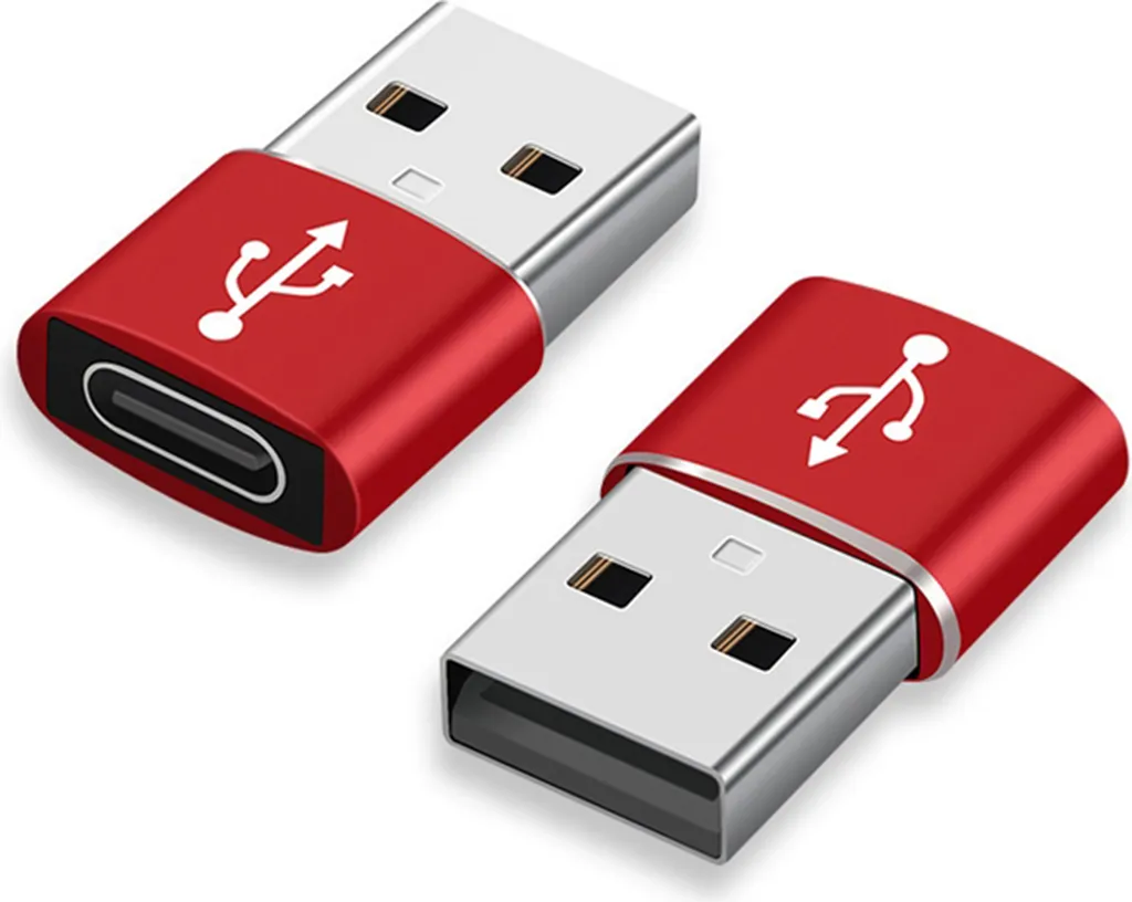Eko 3 Adattatori USB Type-C a USB 3.0 Rossi Compatto Plug & Play