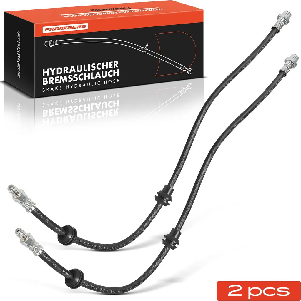2 Flexibles de frein Frankberg Renforcés pour BMW X5 G05 et X6 G06 M