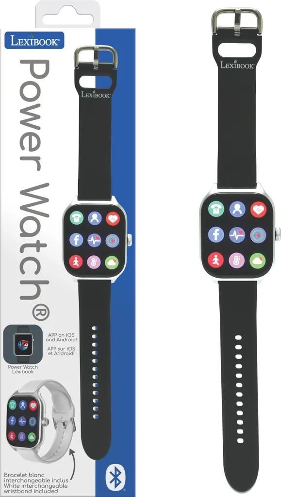 Montre intelligente Bluetooth étanche avec écran tactile haute résolution
