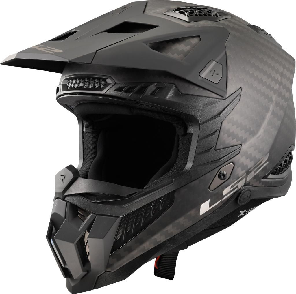 LS2 MX703 C X-FORCE SOLID Crosshelm L in grau/schwarz