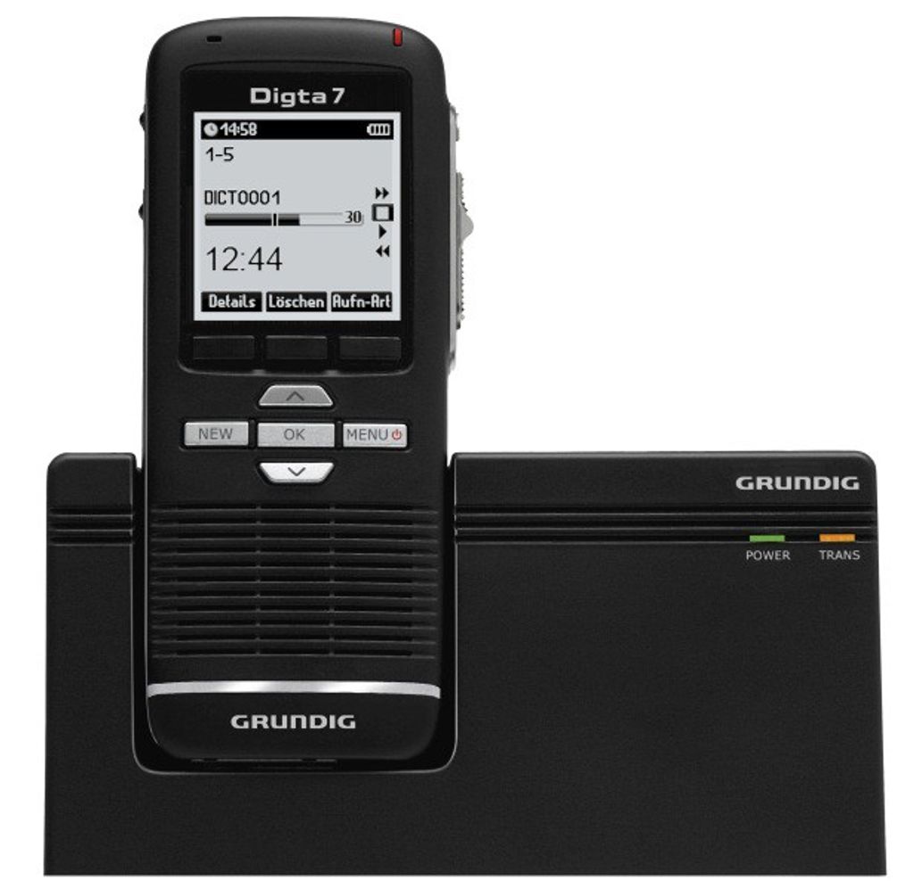 GRUNDIG Digta 7 Diktiergerät: Professionelles Set für höchste Ansprüche