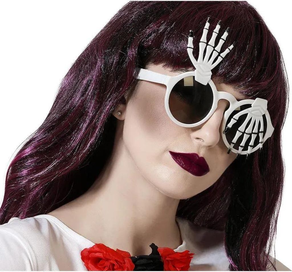 Atosa Halloween Skelettbrille Rosa Rosa One Size