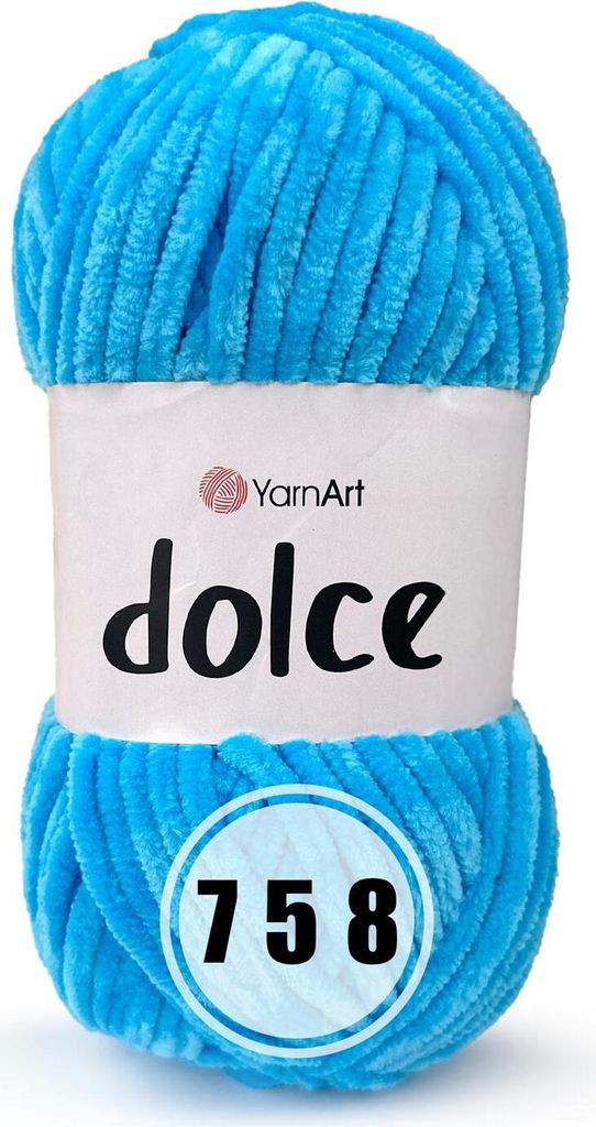 YarnArt Dolce (100g/120m) Y 758 schlumpfblau Produktbild 